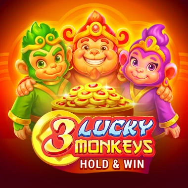 3 Lucky Monkeys Hold & Win game tile